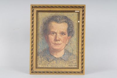 Fernand PINAL (1881-1958) : portrait de femme. Huile sur toi…