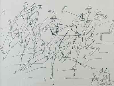 GEN-PAUL (1895-1975) Joueurs de polo à Bagatelle - Photo 1