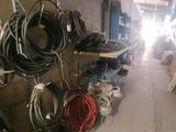a room filled with lots of different types of hoses