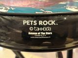 an image of a close up of a stool with a dog on it