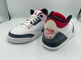 nike air jordan 3 retro white / black / gym red / cement grey