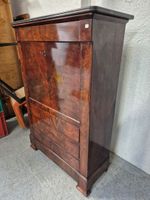 Secrétaire Louis Philippe en placage d'acajou ouvrant par 4 … (photo 2)