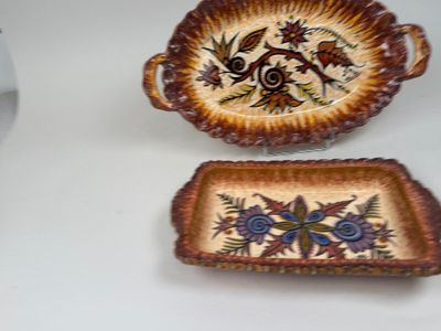 a small bowl and a small plate on a table