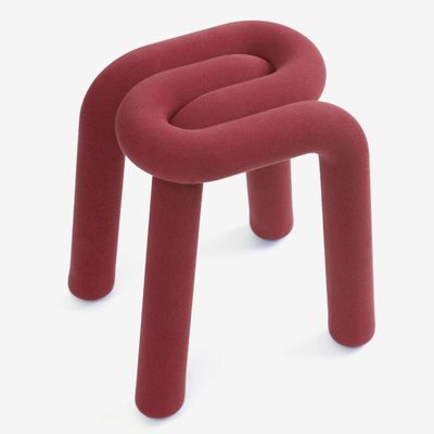 an image of a red stool on a white background