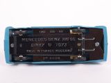 a close up of a blue and black electronic device