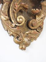PAIRE DE CONSOLES D'APPLIQUE en bois sculpté et doré à décor… (photo 6)