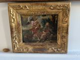 a picture of a painting hanging on a wall