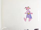 cellule d'animation de la Panthère rose tirée de la série « La Panthère rose »