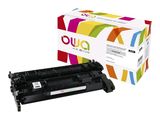 a picture of a black toner cartridge for the hp color laser printer