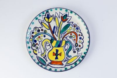 Gerard HOFMAN (1917-1965) pour CERENNE Assiette en terre cha…