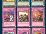 a picture of a collection of pokemon cards on a blue background