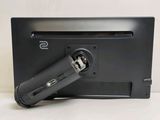 a black computer monitor with a cord attached to it