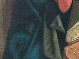 an image of a painting of a woman reading a book