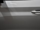 a close up of a door handle on a car