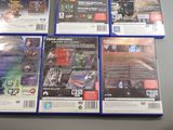 four blu - rays of video games on the table