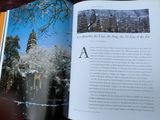 un livre ouvert avec, en arrière-plan, l'image d'une pagode