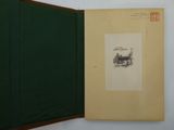 an open book with a picture of a man riding a horse