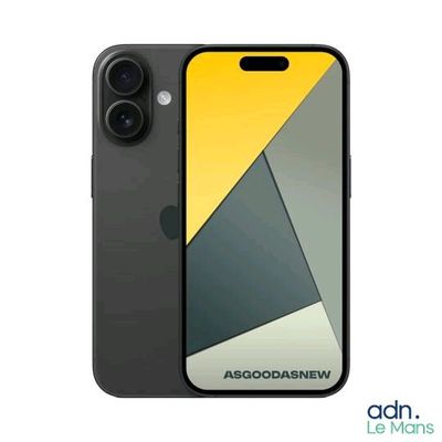 a close up of a black and yellow iphone with a camera