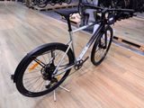 a bike that is sitting on the floor in a store