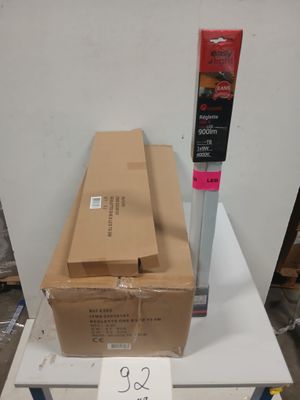 Lot de 20 réglettes LED T8 9W, 4000K - blanc neutre, neuves.
