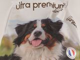 a bag of dog food with a dog ' s face on it