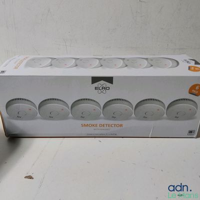emballage représentant une boîte blanche sur laquelle figurent six minuteries différentes