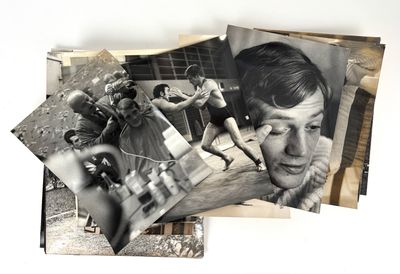 Lutte / Jeux Olympiques Lot de photos de presse originales d…