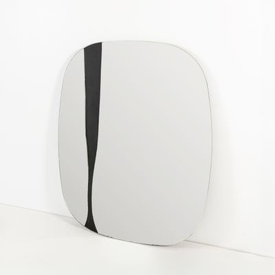 AFRA & TOBIA SCARPA (ATTRIB. A) Large wall mirror. Metal,... - 85601173 ...