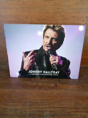 1 Agenda-calendrier JOHNNY HALLIDAY