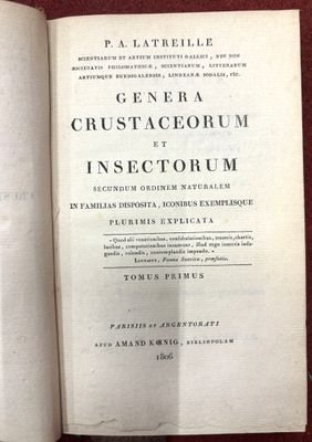 a book with a picture of a bug on it