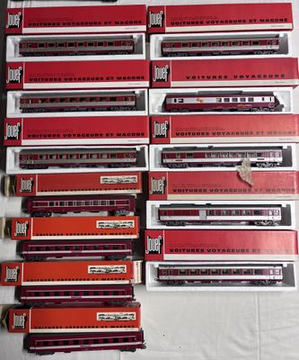 JOUEF – Ho – lot de 12 wagons voyageurs dont 4 x voitures Capitole (3  - Photo 1