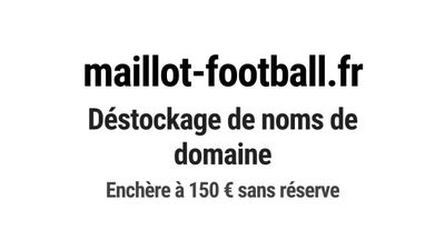 Nom de domaine maillot-football.