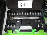 a tool set in a case with a number 15 on it