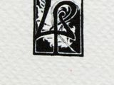 a black and white drawing of a window with a bird in it
