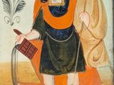 an image of a painting of a woman holding a water jug