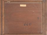 an image of a picture of a wooden frame with writing on it