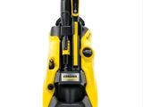 a close up of a yellow and black pressurer on a white background
