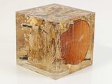 a piece of glass that is sitting on top of a table