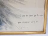 a picture of a picture of a cat with a poem written on it