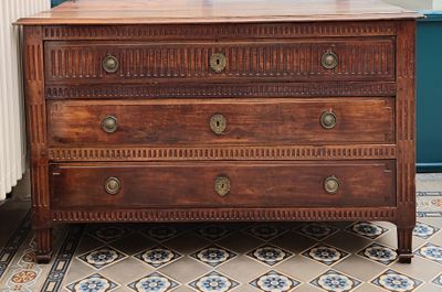 Commode style Louis XVI ép XVIII