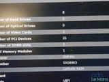 a close up of a computer screen with a lot of information on it