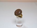 une image représentant une bague sur laquelle est posée une pièce de monnaie