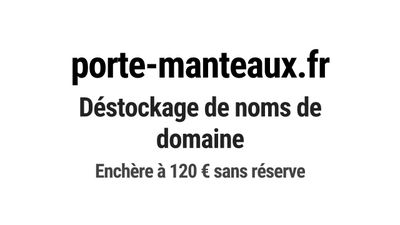 Nom de domaine porte-manteaux.fr.
