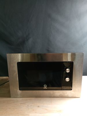 a microwave that is sitting on a table