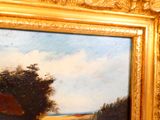 a picture of a painting on the wall of a room