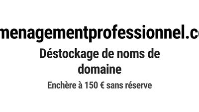 Nom de domaine demenagementprofessionnel.