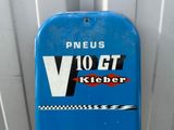 a blue sign that says v10gtt kleber on it