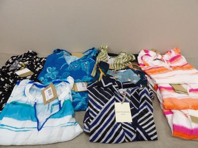 une pile de vêtements posée sur le sol