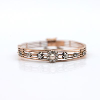 an image of a close up of a ring on a white surface