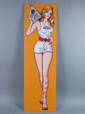 une image représentant un tableau où l'on voit une femme tenant une bouteille de bière